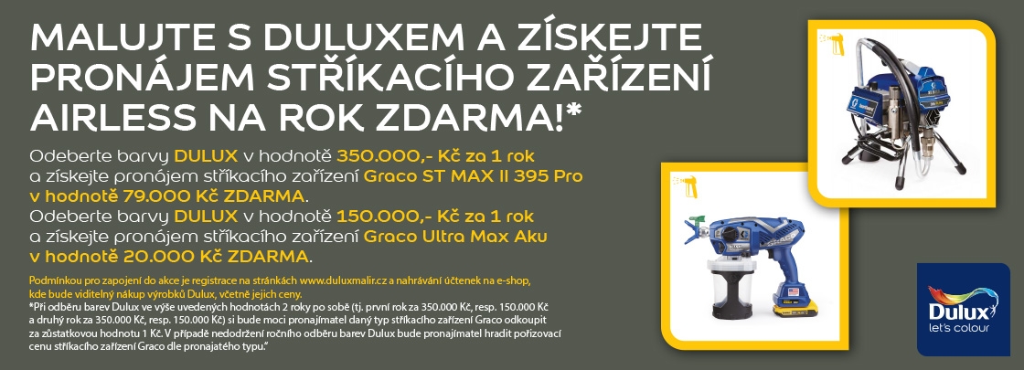 Pronájem airless Graco